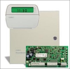 Alarmna centrala Power serije u kompletu sa tastaturom PK5501 (64 zone) i metalnom kutijom.