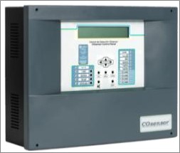 Adresabilna centrala sa mogucnoscu spajanja difuzionih detektora ugljen monoksida (CO) i azot dioksida (HO2) po standardu UNE23300 i EN50545-1. Centrala omogucava podesavanje koncentracije aktivacije za nivo 1